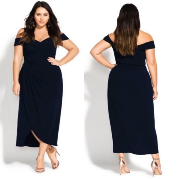 city chic rippled love dress